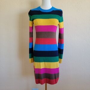 GAP | Rainbow Stripe Sweater Dress